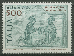 Italien 1988 Weihnachten Relief 2068 Postfrisch - 1981-90: Nieuw/plakker