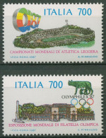 Italien 1987 OLYMPHILEX Leichtathletik-WM Rom 2019/20 Postfrisch - 1981-90:  Nuovi