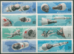 Ungarn 1966 Bemannte Raumfahrt 2299/06 B Postfrisch Geschnitten - Ungebraucht