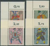 Bund 1970 Wohlfahrt: Marionetten 650/53 Ecke 1 Oben Links Postfrisch (E224) - Nuovi