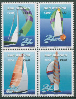 San Marino 2001 Segelschiffe Segelregatta 1934/37 ZD Postfrisch - Nuevos