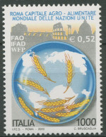 Italien 2000 Ernährungs-und Landwirtschaftsorganisation FAO Rom 2705 Postfrisch - 1991-00:  Nuevos