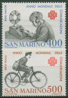 San Marino 1983 Weltkommunikationsjahr Funker Postbote 1280/81 Postfrisch - Ungebraucht
