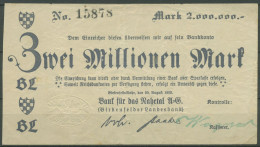 Birkenfeld Nahe 2 Millionen Mark 1923, Keller 428 C, Gebraucht (K1117) - Sonstige & Ohne Zuordnung