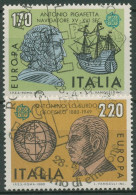 Italien 1980 Europa CEPT Persönlichkeiten 1686/87 Gestempelt - 1971-80: Used