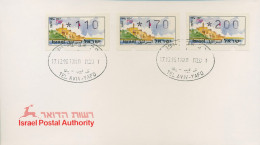 Israel ATM 1994 Jaffa 1,10/1,70/2,00 Ersttagsbrief ATM 10.2 X S9 FDC (X80443) - FDC