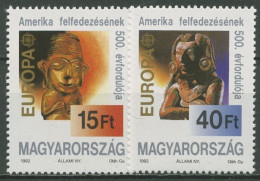 Ungarn 1992 Europa CEPT Entdeckung Amerikas 4195/96 Postfrisch - Unused Stamps