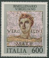 Italien 1981 Dichter Vergil Mosaik 1775 Postfrisch - 1981-90: Nieuw/plakker