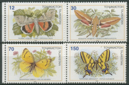 Tadschikistan 1998 Tiere Insekten Schmetterlinge 133/36 Postfrisch - Tajikistan