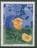 Italien 2001 Tag Der Opfer Von Arbeitsunfällen 2765 Postfrisch - 2001-10: Neufs