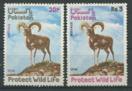 Pakistan 1975 Geschützte Wildtiere Wildschaf 396/97 Postfrisch - Pakistán