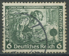 Deutsches Reich 1933 Deutsche Nothilfe Wagner 502 A Gestempelt - Used Stamps