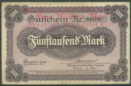 Hoerde Phoenix AG 1 Million Mark 1923, Keller 2400 A, Gebraucht (K1119) - Altri & Non Classificati