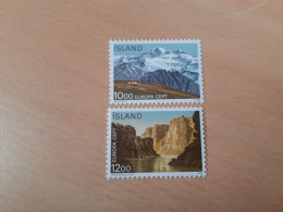 TIMBRES  ISLANDE    ANNEE   1986   N  601  /  602     NEUFS  LUXE** - Nuovi