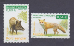 2008 Andorra Fr 670-671 Fauna - Autres & Non Classés