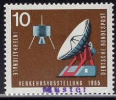 GERMANY(1965) Communications Satellite. MUSTER (specimen) Overprint. Scott No 920. - Altri & Non Classificati