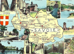 *CPM  - 73 - SAVOIE - Carte Département - Multivues - Valmorel