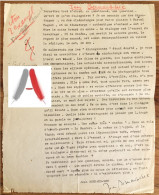 ● Jean BERNARD LUC Scénariste et dialoguiste Né Au Guatemala - Dialoguiste - Cinéma - Lucien Boudousse - Lettre - Acteurs & Comédiens