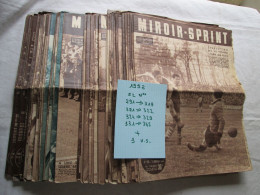 Miroir Sprint Lot De 52 N° De 1952 - Deportes