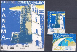 Panama 1986, Appearance Of Halley's Comet, 2val+BF - Panama