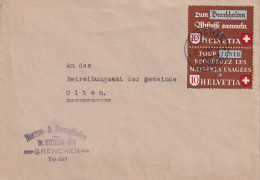 Brief  Grenchen - Olten  (Z-Frankatur)      1942 - Storia Postale