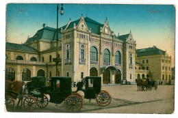 RO 47 - 2780 ARAD, Romania, Railway Station, Carriages - Old Postcard - Used - 1913 - Romania