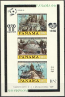 Panama 1988, Football World Cup, Zeppelin, Viking, BF IMPERFORATED - Amérique Du Sud