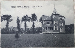 MONT-de-TRINITÉ MONT-saint-AUBERT Villa De Trinité CP édit Debune-Ovaert Restaurant Belle Vue Postée En 1912 - Doornik