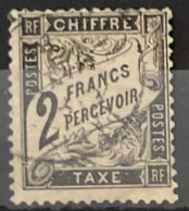 France Timbre Taxe YT N° 23 Oblitéré. TB - 1859-1959 Usados