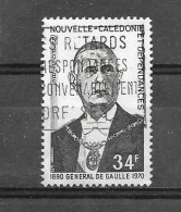 NOUVELLE CALEDONIE YT 377 Général Charles De Gaulle - Used Stamps