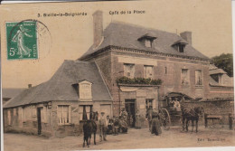 76 - BIVILLE LA BAIGNARDE - CAFE DE LA PLACE - COULEURS TOILEE - Other & Unclassified