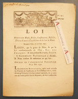 ● Loi 1791 > Brefs Bulles Constitution Rescrits Décrets & Autres Expéditions De La COUR DE ROME Goigoux Clermont Ferrand - Decreti & Leggi