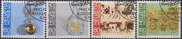 1993 Schweiz Pro Patria, Volkskunst, ⵙ Zum:CH B239-242, Mi:CH 1502-1505, Yt: CH 1430-1433 - Oblitérés