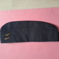 Bonnet De Police D'adjudant-chef - Armée De L'Air Française - Petite Taille 54 Environ 27 Cm De Longueur - Luchtvaart