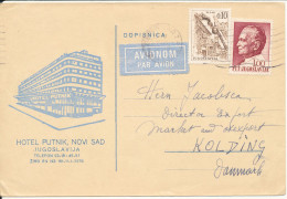 Yugoslavia Carte Postale Novi Zad 19-5-1968 (Hotel Putnik Novi Zad) - Briefe U. Dokumente