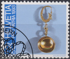 1993 Schweiz Pro Patria, Volkskunst Appenzeller Ohrring ⵙ Zum:CH B239, Mi:CH 1502 Yt: CH 1431 - Usati