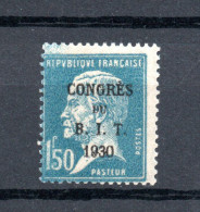 Frankreich 1930 Freimarke 250 Aufdruck Congres Du BIT Postfrisch/MNH - Ongebruikt