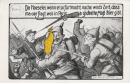 MIL3286  -  DEUTSCHLAND -  PARIS  --  DA HAESELER, WANN ER.........--  HUMOR - Humoristiques