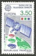 EU91-11 EUROPA-CEPT 1991 France Espace Space Communication Satellite No Gum - 1990