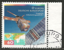 EU91-13b EUROPA-CEPT 1991 Allemagne HAMBURG Espace Space Communication Satellite - Télécom