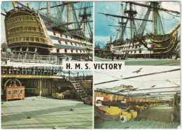 CPSM BATEAUX. VOILIER. VAISSEAU DE LIGNE H. M. S. VICTORY - Sailing Vessels
