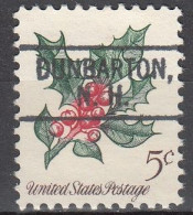 USA LOCAL Precancel/Vorausentwertung/Preo From NEW HAMPSHIRE - Dunbarton - Type L-1 HS - Precancels