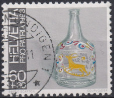 1993 Schweiz Pro Patria, Volkskunst, Flühli-Glas, ⵙ Zum:CH B240, Mi:CH 1503 Yt: CH 1430 - Used Stamps