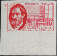 France 1957 Y&T 1095. Essai De Couleurs. Gaston Planté, Inventeur De L'accumulateur - Elettricità