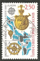 EU92-3a EUROPA-CEPT 1992 France Colomb Columbus Découverte Amérique America Discovery MNH ** Neuf SC - 1992