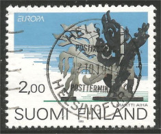 EU93-4b EUROPA-CEPT 1993 Finlande Art Contemporain - Skulpturen