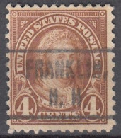 USA LOCAL Precancel/Vorausentwertung/Preo From NEW HAMPSHIRE - Franklin - Type L-1 TS - Préoblitérés