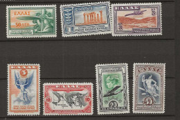 1933 MH Greece Mi 355-61 - Used Stamps