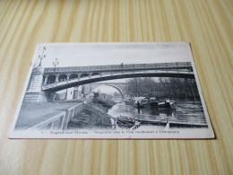 CPA Nogent-sur-Marne (94).Perspective Sous Le Pont Conduisant à Champigny - Carte Oblitérée Le 29/07/1910. - Nogent Sur Marne