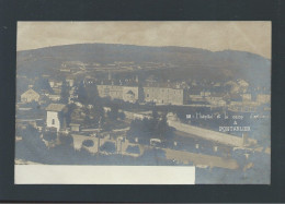 CPA - 25 - Carte-Photo - L'hôpital Et Le Camp D'artillerie à Pontarlier - Non Circulée - Pontarlier